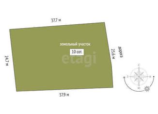 Продажа земельного участка, 10 сот., деревня Тураева