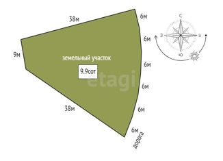 Продажа земельного участка, 9.9 сот., деревня Хапо-Ое