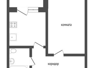 Продажа однокомнатной квартиры, 40 м2, поселок Ростовка, улица Михаила Врубеля, 2