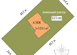 Продается дом, 339.5 м2, село Аргаяш, Элеваторная улица, 34