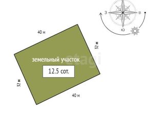 Земельный участок на продажу, 12.5 сот., село Дрокино, Советская улица