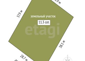 Продается земельный участок, 11.3 сот., село Кулига