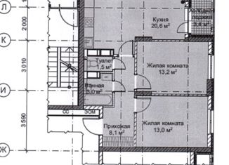 2-ком. квартира на продажу, 61.1 м2, Нижний Новгород, ЖК Новая Кузнечиха, проспект Героев Донбасса, 2