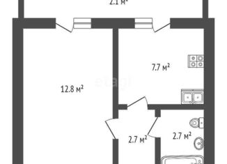 Продается однокомнатная квартира, 25.2 м2, аул Новая Адыгея, улица Тургеневское шоссе, 33/2к23