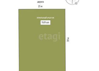 Участок на продажу, 9.69 сот., село Тюнево