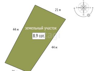 Продается участок, 8.9 сот., дачное некоммерческое товарищество Тридевятое Царство