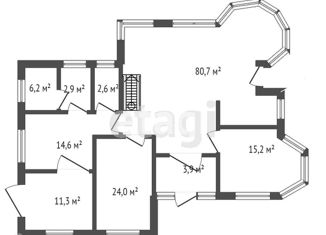 Продажа дома, 281 м2, деревня Энколово, Парковая улица, 5