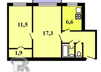 2-комнатная квартира на продажу, 44 м2, Москва, 4-я Гражданская улица, 37к1, Бульвар Рокоссовского