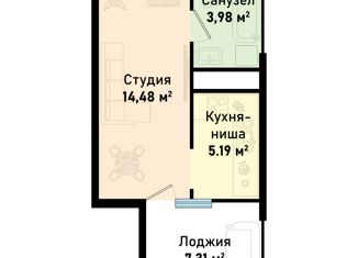 Продается 1-ком. квартира, 30.96 м2, посёлок городского типа Черноморское, Евпаторийская улица, 12А