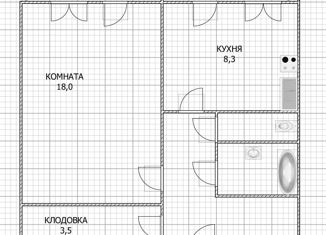 1-комнатная квартира на продажу, 45.9 м2, Уфа, улица 8 Марта, 32, Советский район