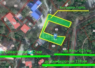 Земельный участок на продажу, 7 сот., Алупка, улица Калинина