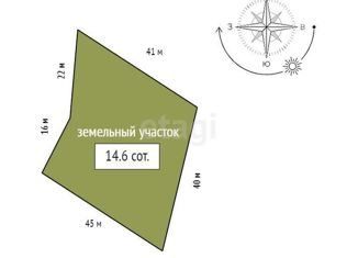 Продаю земельный участок, 14.6 сот., поселок Манский, улица Высоцкого