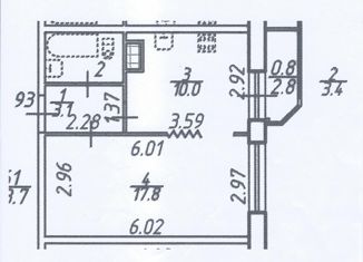 Продам однокомнатную квартиру, 34.3 м2, Санкт-Петербург, улица Кустодиева, 3к3, ЖК Поэт