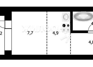 Квартира на продажу студия, 25 м2, Новосибирск, Заельцовский район, Красный проспект, 236