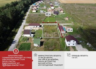 Продается участок, 7 сот., село Успенка