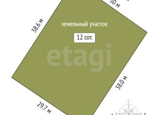 Продаю участок, 12 сот., село Преображенка, Новая улица, 24