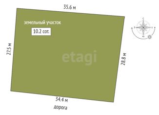 Продается земельный участок, 10 сот., деревня Ракитинка, Центральная улица