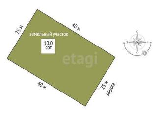 Продается участок, 10 сот., деревня Криводанова