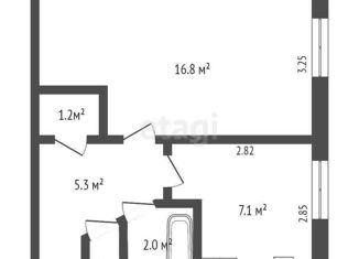 Продается 1-комнатная квартира, 33.3 м2, Калужская область, улица Труда, 18