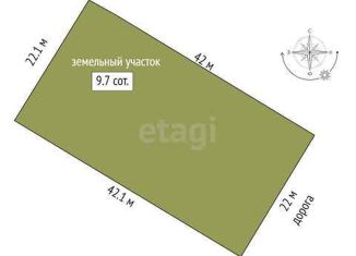 Участок на продажу, 9.7 сот., деревня Криводанова