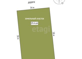 Продается участок, 19.4 сот., поселок Мияги