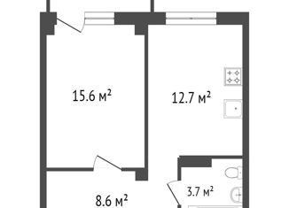 Продаю 1-ком. квартиру, 33.2 м2, Сосновоборск, Весенняя улица, 26