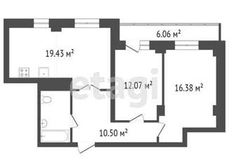 Продажа 3-комнатной квартиры, 64.6 м2, Красноярск, улица Березина, 82, ЖК Уютный Дом на Березина