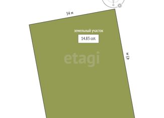 Продам участок, 14.8 сот., село Первомайское, улица Ана-Юрт, 7