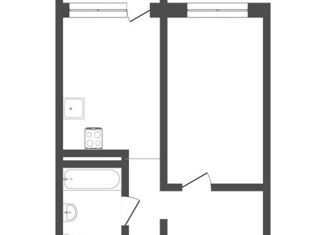 Продажа однокомнатной квартиры, 39.1 м2, Тюмень, улица Василия Подшибякина, 12, ЖК Гармония