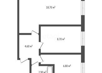 Продажа 2-комнатной квартиры, 42.5 м2, Краснодар, Ставропольская улица, 266, микрорайон Черемушки