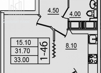 Продам 1-комнатную квартиру, 33 м2, Санкт-Петербург, ЖК Шекспир, улица Руднева, 16