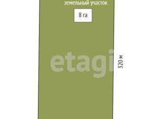 Земельный участок на продажу, 800 сот., Чистенское сельское поселение