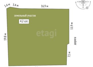 Продается дом, 50 м2, Омск, 2-й Чередовый переулок, 21, Ленинский округ