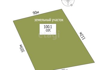 Продажа участка, 100.06 сот., деревня Бурмакина