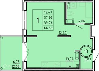 Продается однокомнатная квартира, 37.9 м2, Санкт-Петербург, Образцовая улица, 6к3