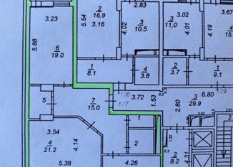 Двухкомнатная квартира на продажу, 76.4 м2, Воронеж, улица Федора Тютчева, 93/6, ЖК Микрорайон Боровое