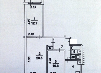 Продается 3-ком. квартира, 60 м2, Москва, Ташкентский переулок, 5к2