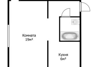 Продаю однокомнатную квартиру, 31 м2, Томская область, Иркутский тракт, 168
