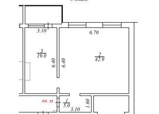 Продается 2-комнатная квартира, 73 м2, Петропавловск-Камчатский, улица Ларина, 22, микрорайон Северо-Восток