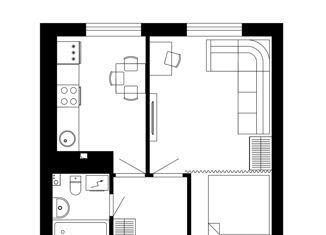 Продажа 1-ком. квартиры, 32.1 м2, Тольятти, улица Куйбышева, 46, Комсомольский район