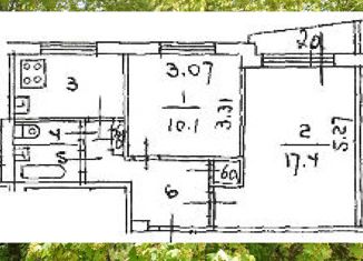 Продам 2-ком. квартиру, 44.5 м2, Москва, улица Генерала Антонова, 2, улица Генерала Антонова