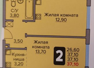 Продаю 2-ком. квартиру, 37.1 м2, Москва, метро Верхние Лихоборы, Дмитровское шоссе, 71