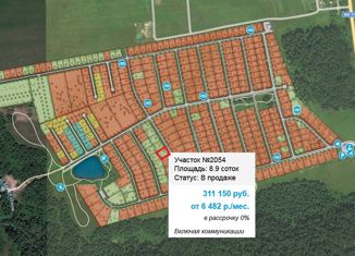 Продажа земельного участка, 8.89 сот., ДНП Дорино