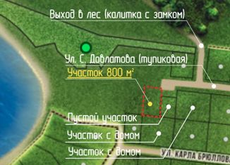 Земельный участок на продажу, 8 сот., коттеджный посёлок Сосновские Озера-2