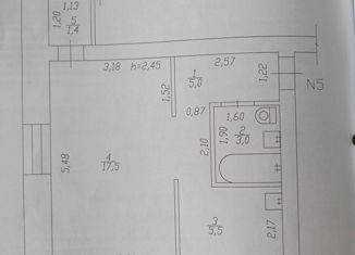 Продаю 1-комнатную квартиру, 31.8 м2, поселок городского типа Грамотеино, Колмогоровская улица, 21