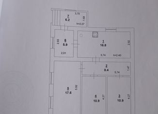 Продажа дома, 98 м2, посёлок Прибрежный, Садовая улица, 12