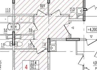 Продажа трехкомнатной квартиры, 54 м2, поселение Рязановское, Рязановское шоссе, 31к2