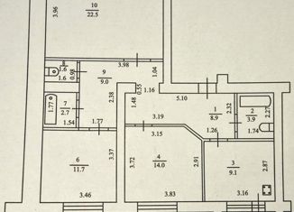 Продажа трехкомнатной квартиры, 87 м2, село Мариинский, Хвойная улица, 6, ЖК Лазурный