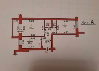 Продаю 2-комнатную квартиру, 66.9 м2, Орёл, улица Трудовых Резервов, 38, Советский район