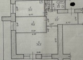 Продается 2-комнатная квартира, 54.6 м2, Алтайский край, улица Малахова, 54